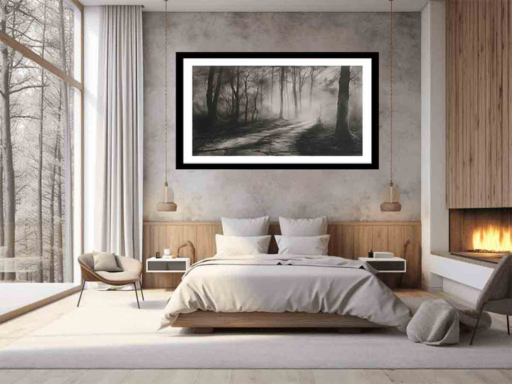 Charcoal Painting Art Print