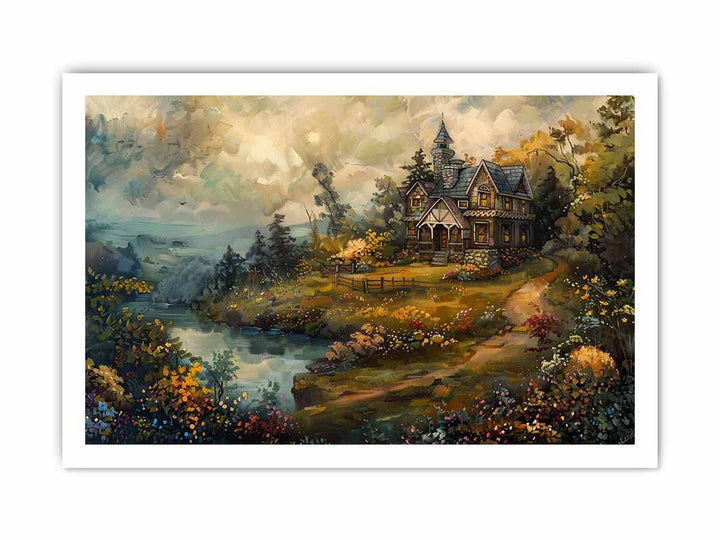 Cottage Art framed Print