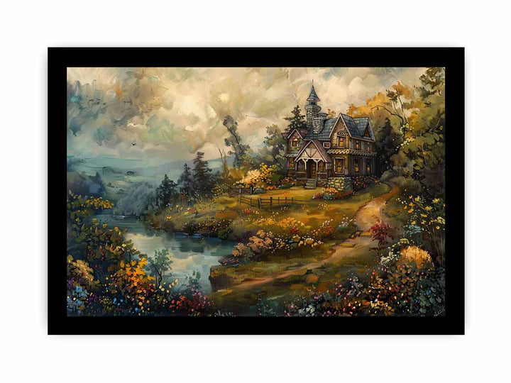 Cottage Art framed Print