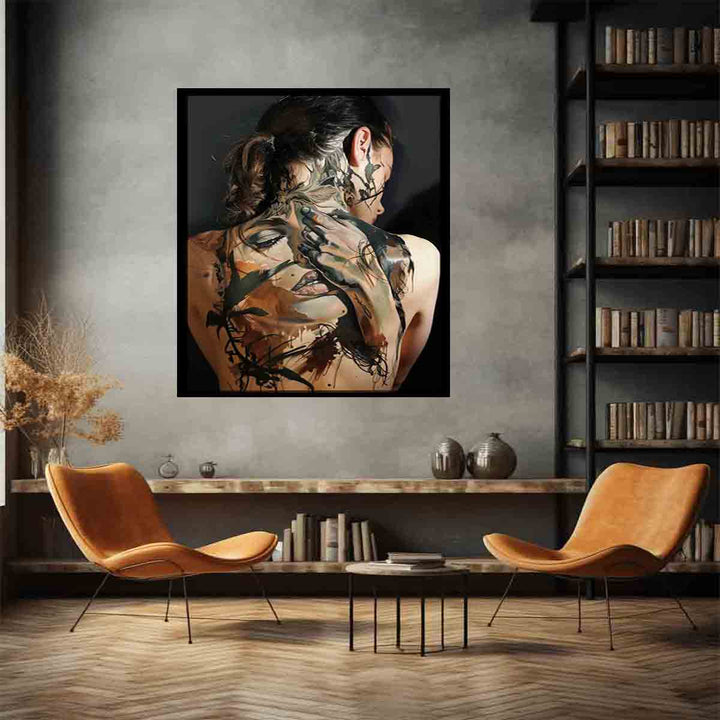 Female Body Art Print