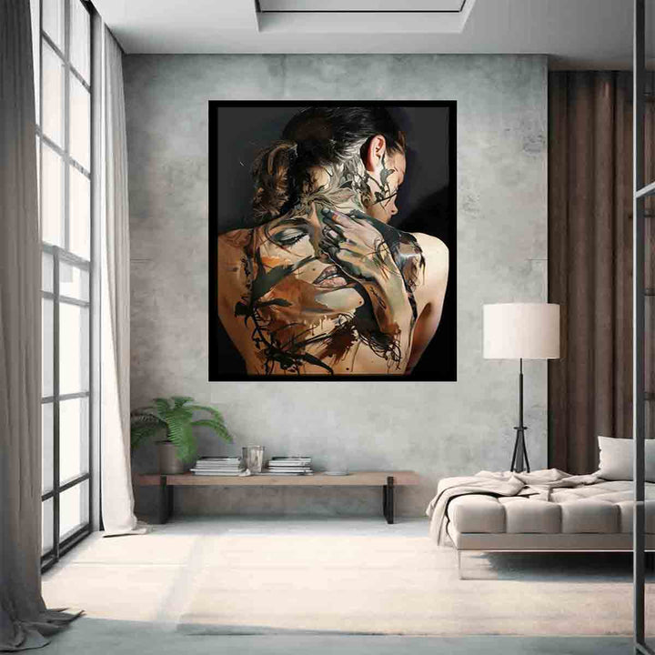 Female Body Art Print