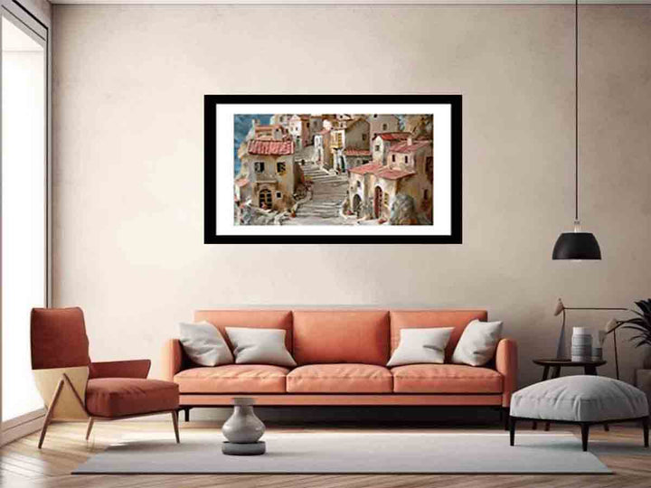 The Greek Village Art Print