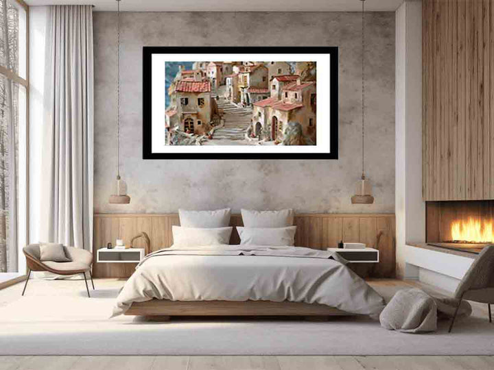 The Greek Village Art Print