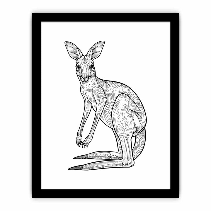 Colour me Dog framed Print