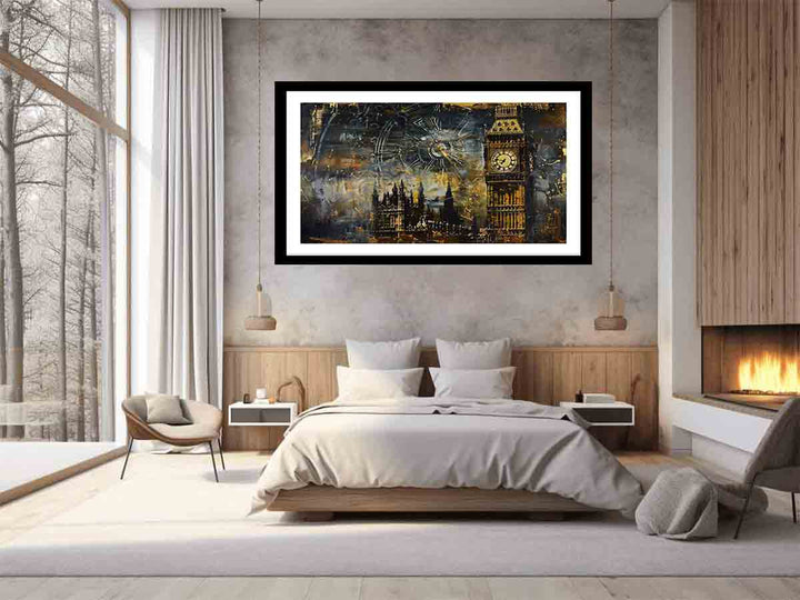 London  Clock Painting Art Print