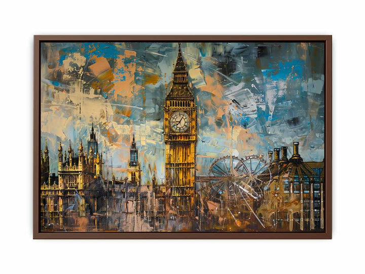 London Clock Art Painting