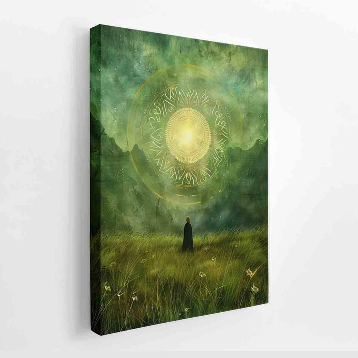 Meditation Art  Print canvas Print