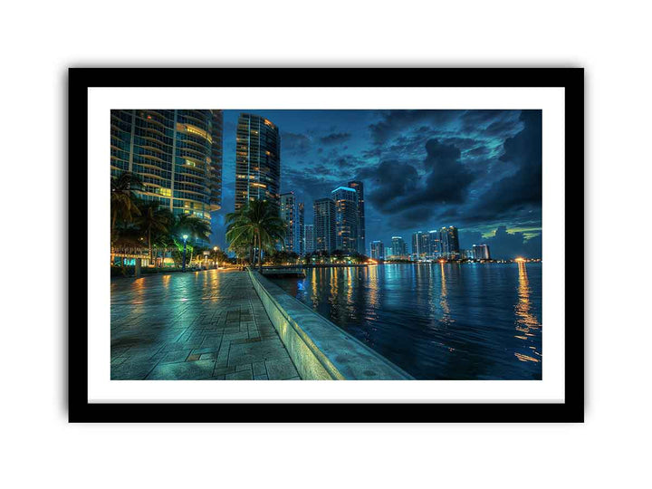 Miami Art art  framed Print