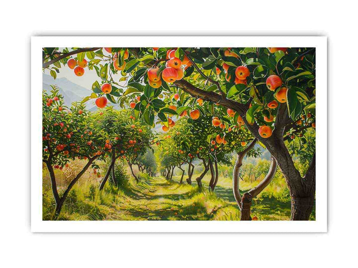 Orchards Painting framed Print