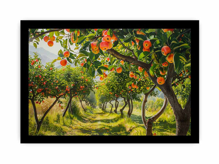 Orchards Painting framed Print