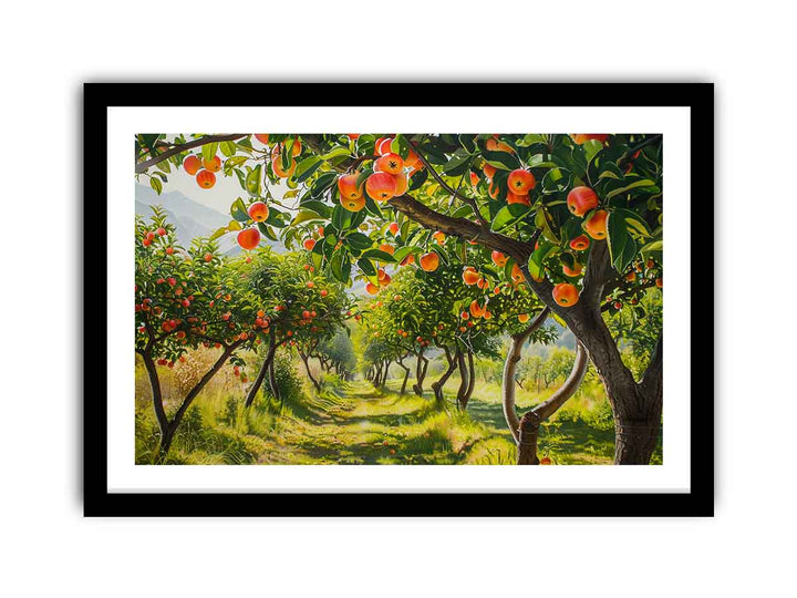 Orchards Painting framed Print