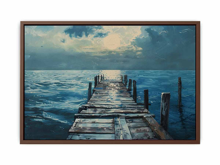 Broken Pier Art Painting