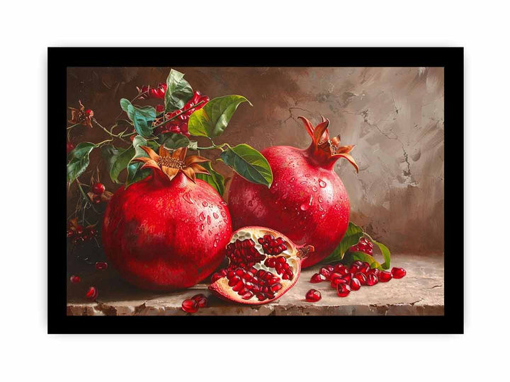 Pomegranate Art framed Print