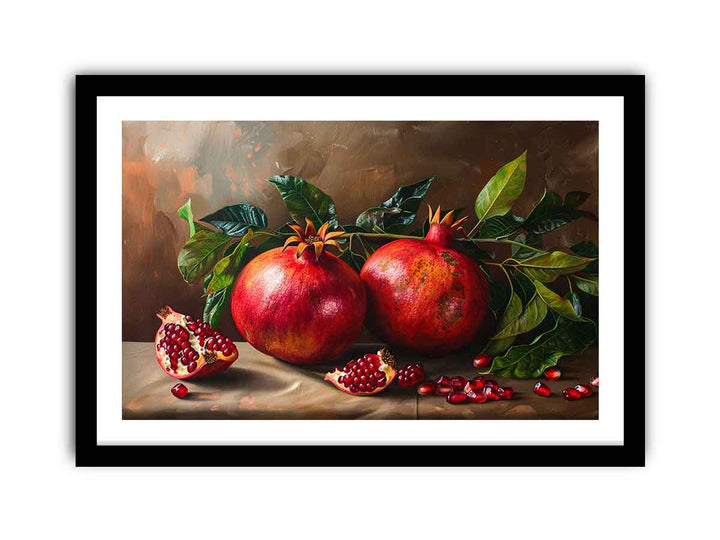 Pomegranate Art framed Print