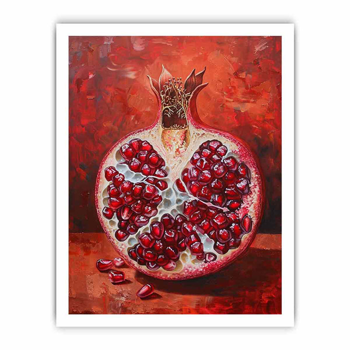 Pomegranate framed  Print framed Print