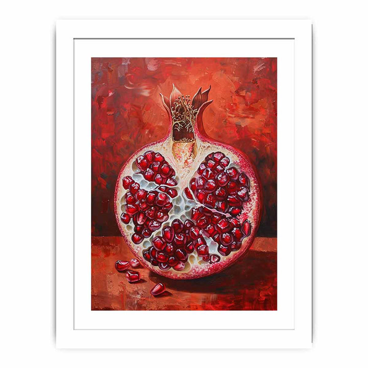 Pomegranate framed  Print framed Print