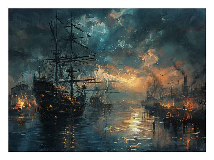 Port Art Print