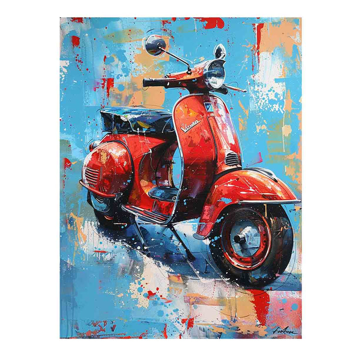 Scooter Art Print