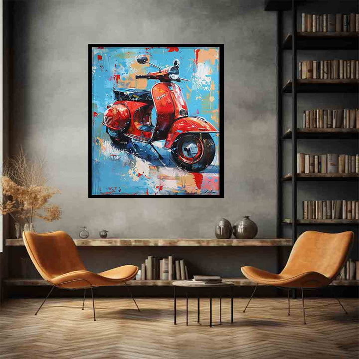 Scooter Art Print