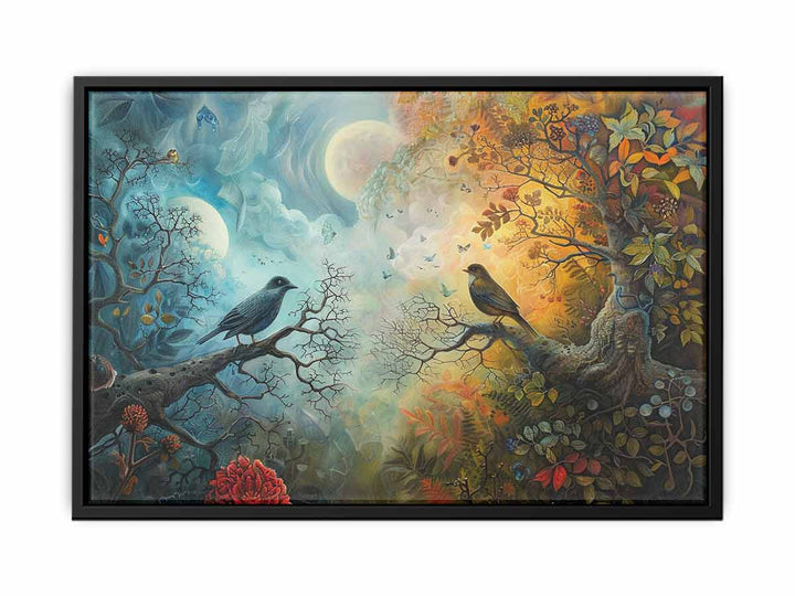 Love Bird Art  canvas Print