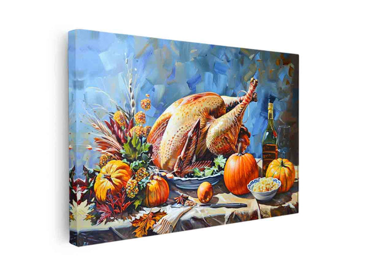 Thanksgiving Art canvas Print