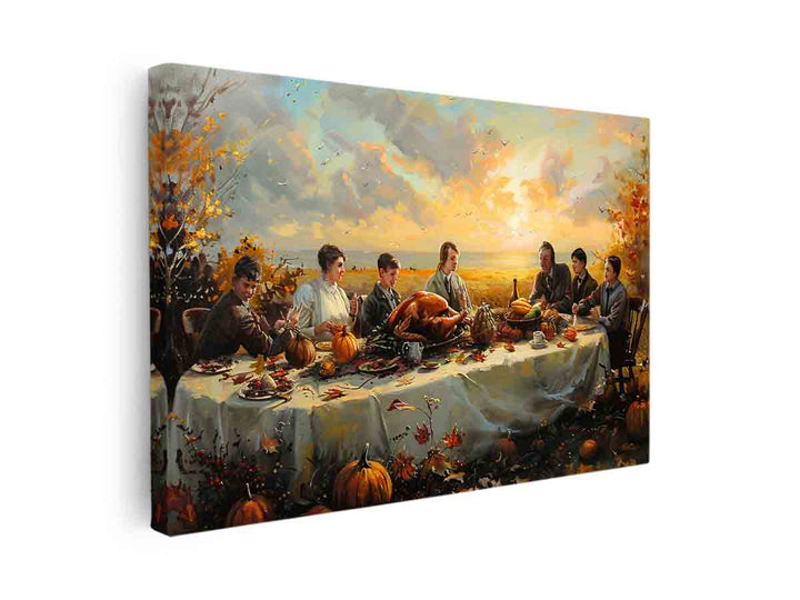 Thanksgiving Painting canvas Print