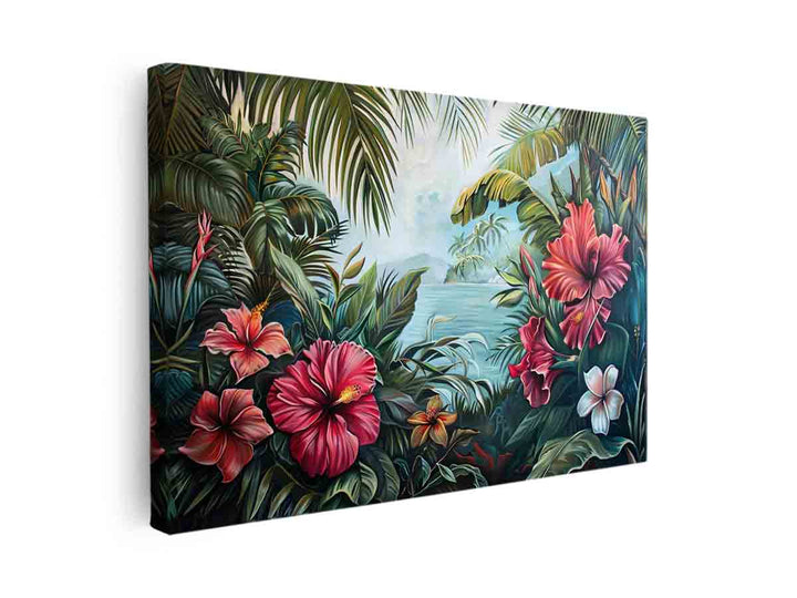 Tropical  Art Print canvas Print