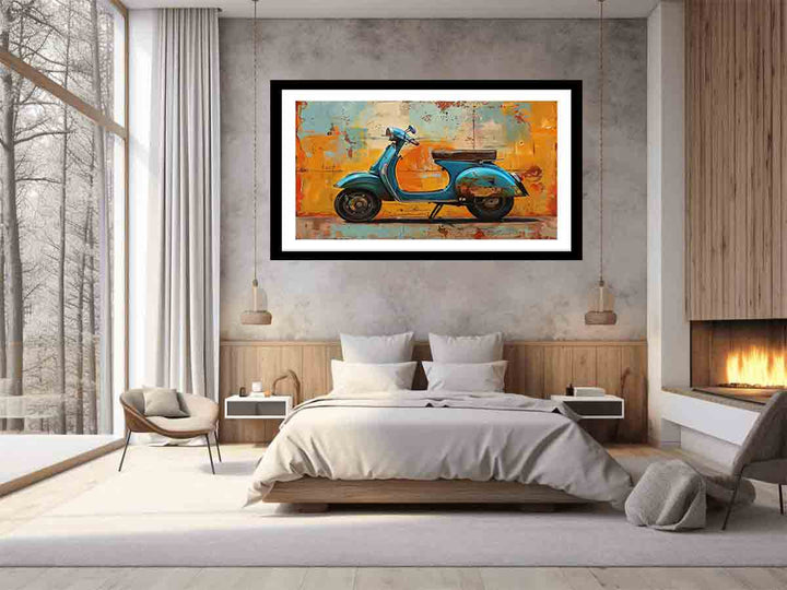 Vespa  Scooter Art Print