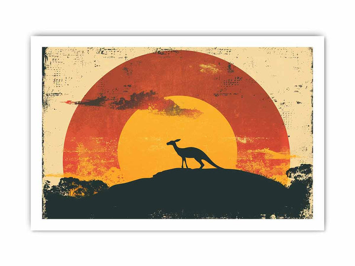 Australia Art framed Print