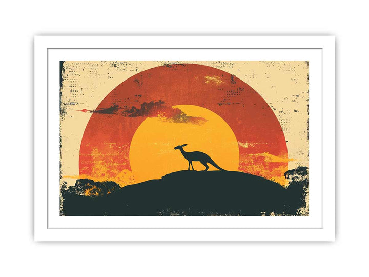 Australia Art framed Print