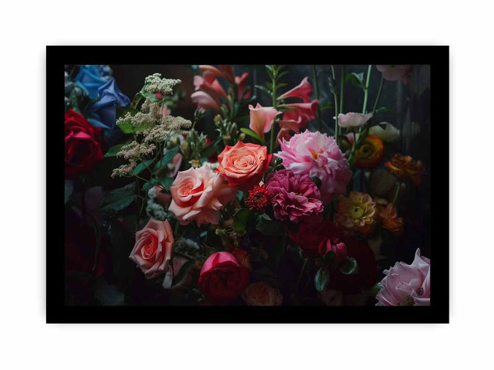 Flower Painting framed Print