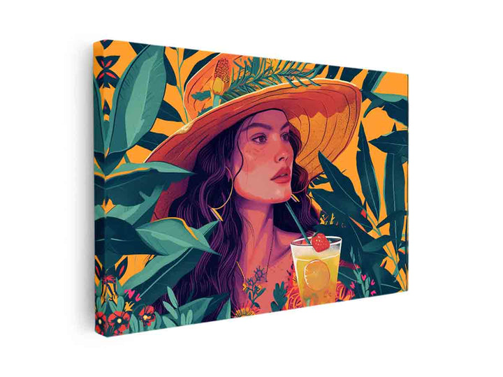 Margarita Art Print canvas Print