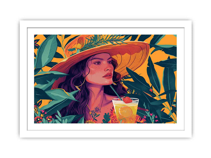 Margarita Art Print framed Print