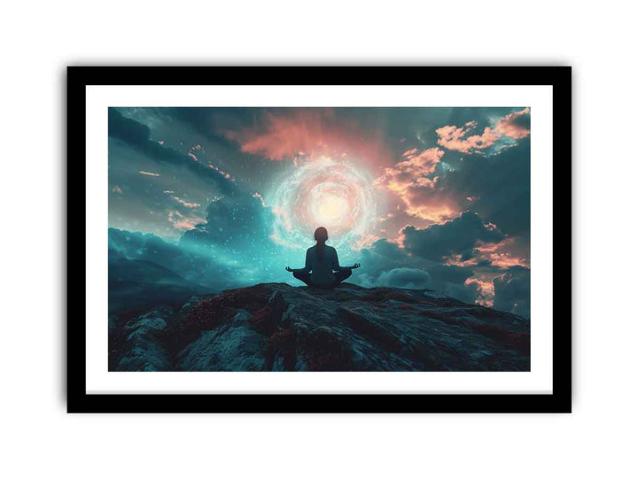 Meditation Art framed Print