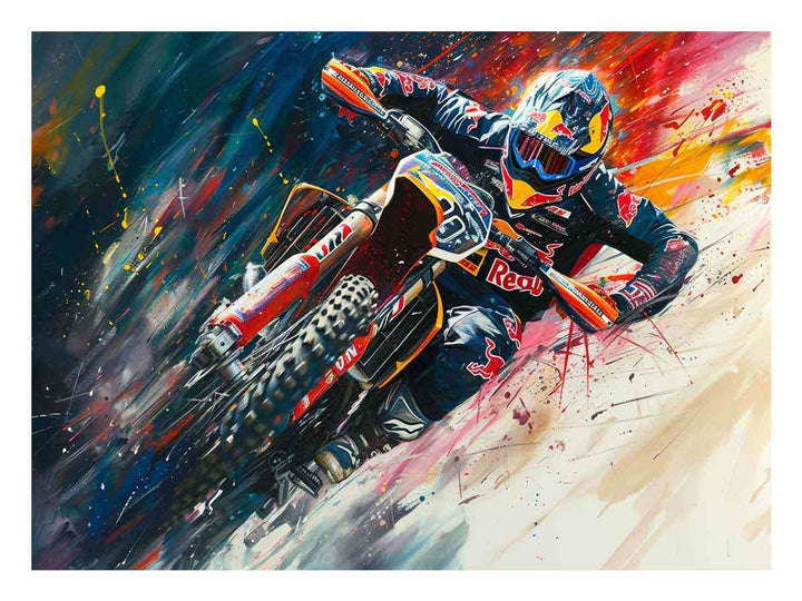 Redbull  Inspired  Painting Art Print