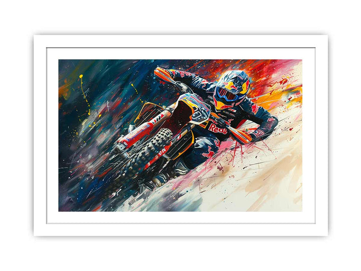 Redbull  Inspired  Painting framed Print