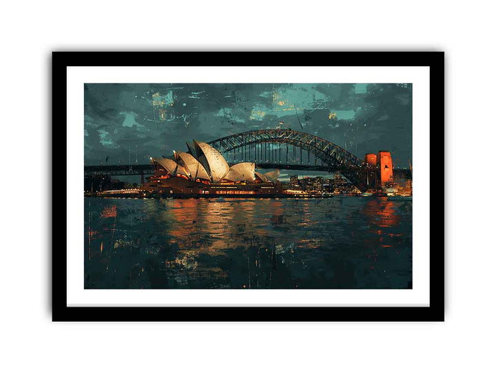 Sydney Opera House Print  framed Print