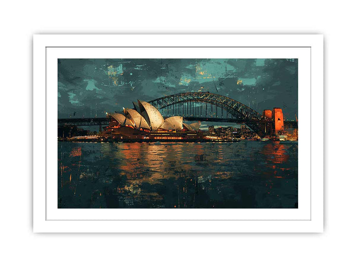 Sydney Opera House Print  framed Print