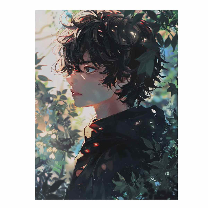 Anime Boy Art Print