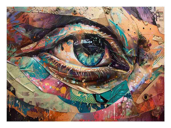 Deep eye Art Print