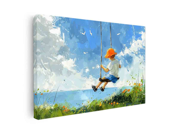 Swinging Art canvas Print