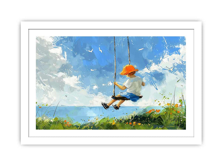 Swinging Art framed Print