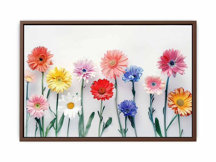 Watercolor Daisies Art Painting