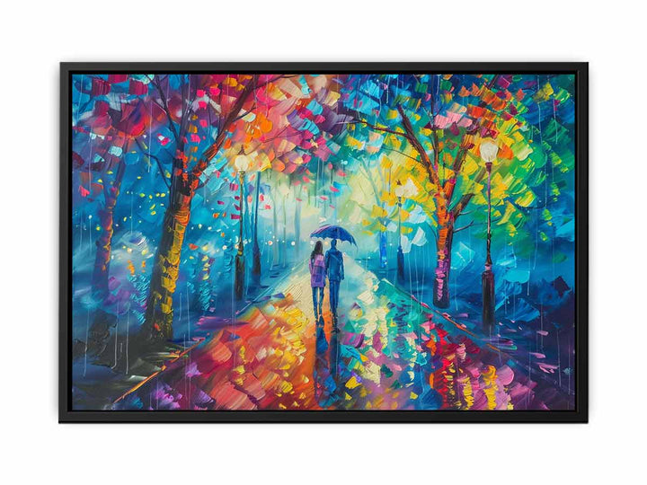 Street Walk Art canvas Print