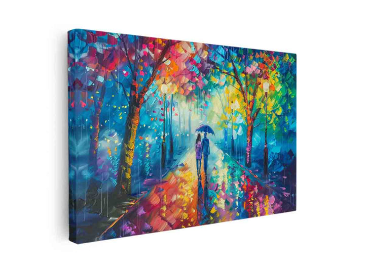 Street Walk Art canvas Print