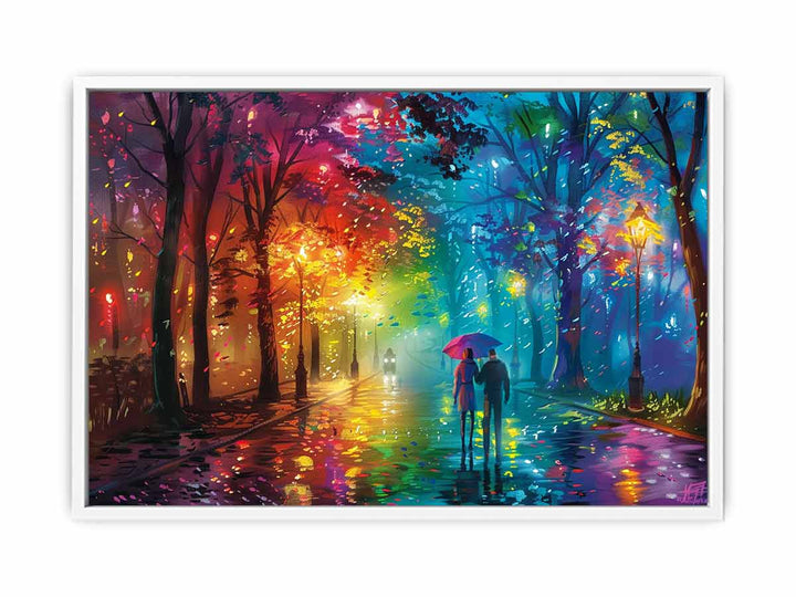 Raibow Walk Art Painting