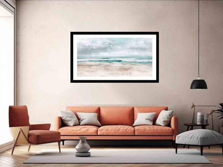 Abstract Beach Art Print