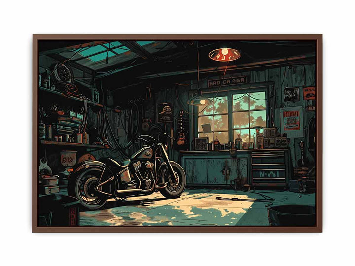 Garage Frame Print Painting