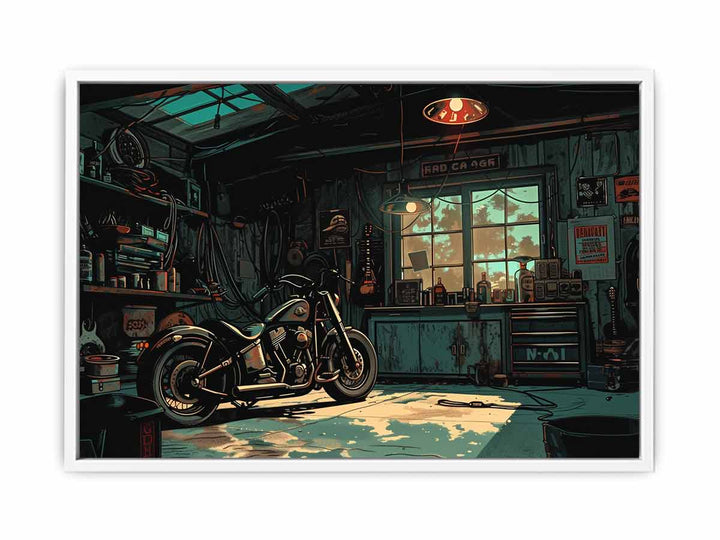 Garage Frame Print Painting