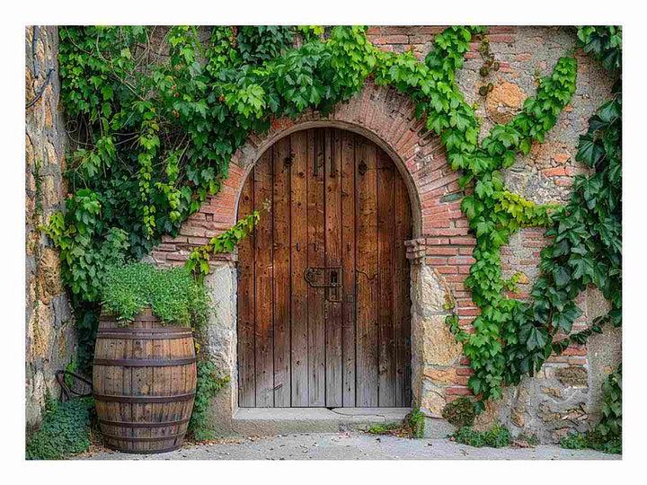 Wooden Door Art Print